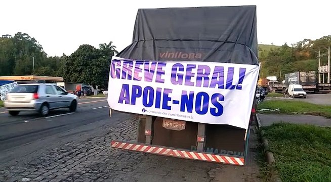 Protesto dos caminhoneiros no ES