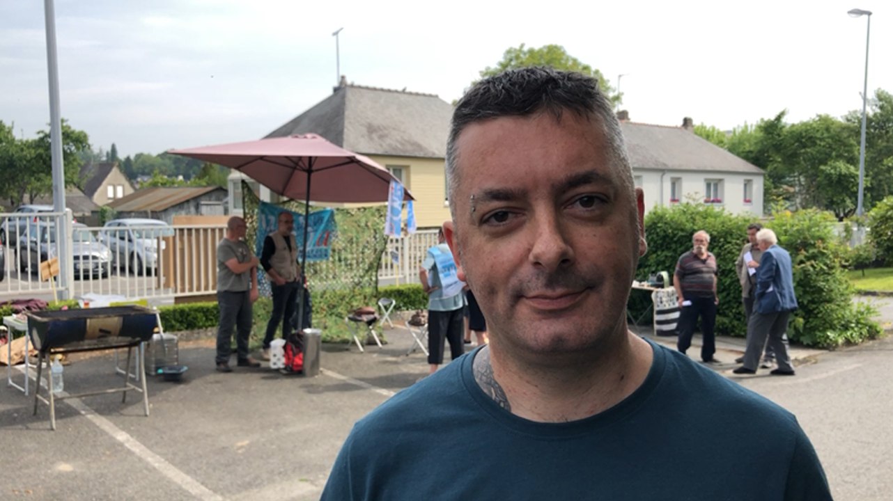 Mobilisation devant le Centre de finances publiques