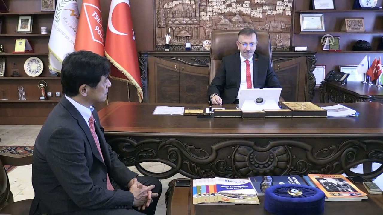 Japon Büyükelçi Miyajima, Belediye Başkanı Seçen ile görüştü - NEVŞEHİR