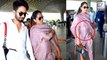 Shahid Kapoor Wife Mira Rajput FLAUNTS Her Baby Bump At The Airport