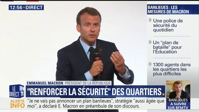 Plan banlieue: Nous devons construire une société de la vigilance , estime Emmanuel Macron