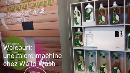 Walcourt: une nouvelle machine chez Wallo-Wash
