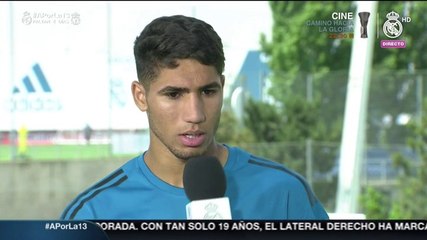 Achraf: "Me fijo mucho en Carvajal, es el mejor lateral derecho del mundo"