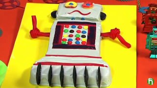 Birthday Cake Ideas: How to Make a Robot Birthday Cake