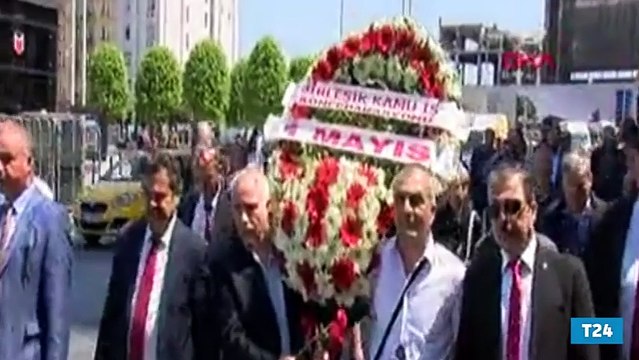 1 Mayıs 1977de hayatını kaybedenler Kazancı yokuşunda anıldı