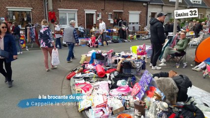 A la brocante du quartier des provinces à Cappelle la Grande