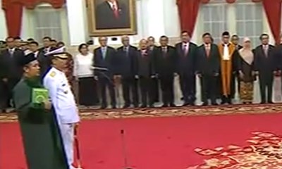 FULL - Jokowi Lantik Kepala Staf Angkatan Laut yang Baru