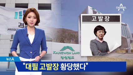 고발장에 추가된 전현직 검찰간부 “황당하다”
