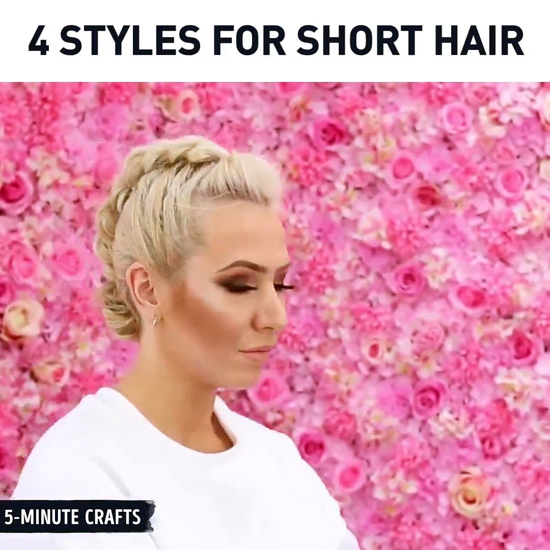 4 Chic Styles For Short Hair Via Sweethearts Hair Design