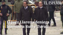 El juez Llarena deniega la libertad a Rull y Turull para ser consellers