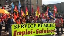 Manifestation des agents du service public