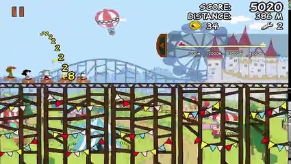 Snoopy Coaster - Free Game - Review Gameplay Trailer for iPhone/iPad/iPod