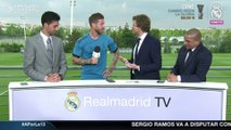 Sergio Ramos en el Media Day del Real Madrid