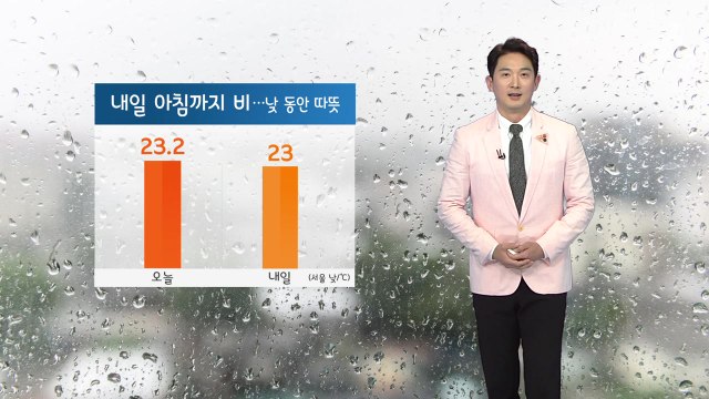 [날씨] 아침엔 우산 챙기세요...그친 뒤 오후 황사 / YTN