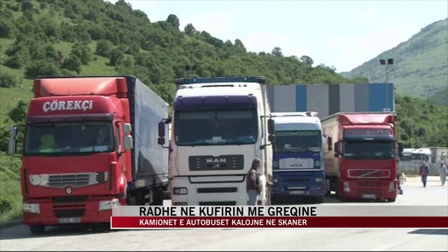 Radhë udhëtaresh në kufirin me Greqinë - News, Lajme - Vizion Plus