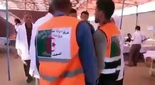 #شاهد فيديو..طاقم طبي جزائري يتحدى رصاص الإحتلال 