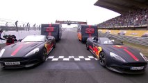 VÍDEO: Verstappen y Ricciardo la lían en una carrera de caravanas