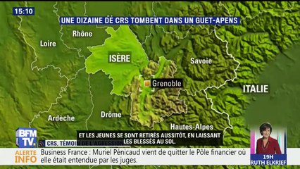 CRS agressés à Grenoble: "On a été pris à partie par une quarantaine d’individus", confie l’un d’eux