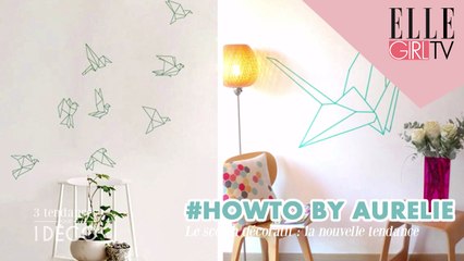 HOW TO : Le scotch décoratif I 3 TENDANCES POUR 1 DECO avec MAREVA GALANTER sur ELLE GIRL TV !#5