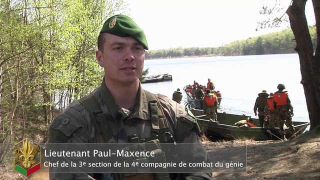 Préparation opérationnelle du 1er Régiment Etranger de Génie.