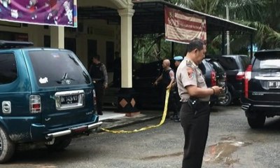 Kantor Polsek Maro Sebo Jambi Diserang
