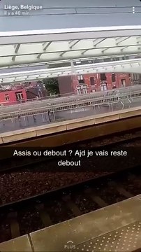 Orages en région liégeoise: des douches dans la gare des Guillemins!