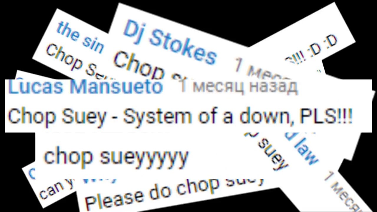 System Of A Down - Chop Suey! (Animal Cover)