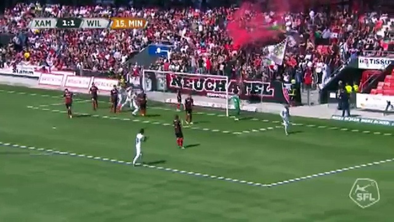 Xamax 1:1 Wil (Switzerland. Challenge League. 21 May 2018)