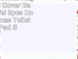 Hot SalePedestal Rug  Lid Toilet Cover  Bath MatSunfei 3pcs Home Christmas Toilet Foot