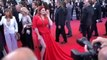 Modelo russa perde a saia em plemo tapete vermelho em Cannes  Yulia Rybakova