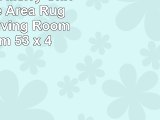 ALAZA Red Merry Christmas Tree Area Rug Rugs for Living Room Bedroom 53 x 4