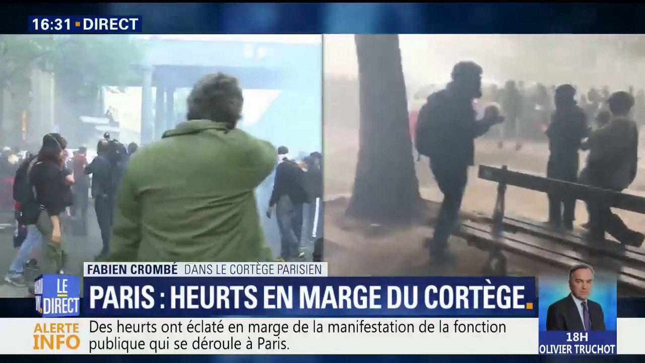 Manifestation à Paris: violents heurts entre forces de l’ordre et casseurs