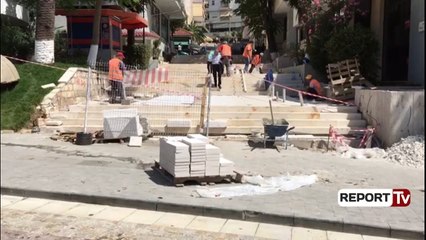 Report TV - Sarandë, Bashkia tjetërson sërish pamjen e qytetit