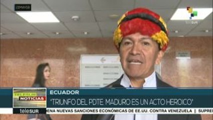 Viteri: triunfo de Maduro es un acto heroico del pueblo venezolano