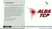 ALBA-TCP felicita a Nicolás Maduro por victoria electoral en Venezuela