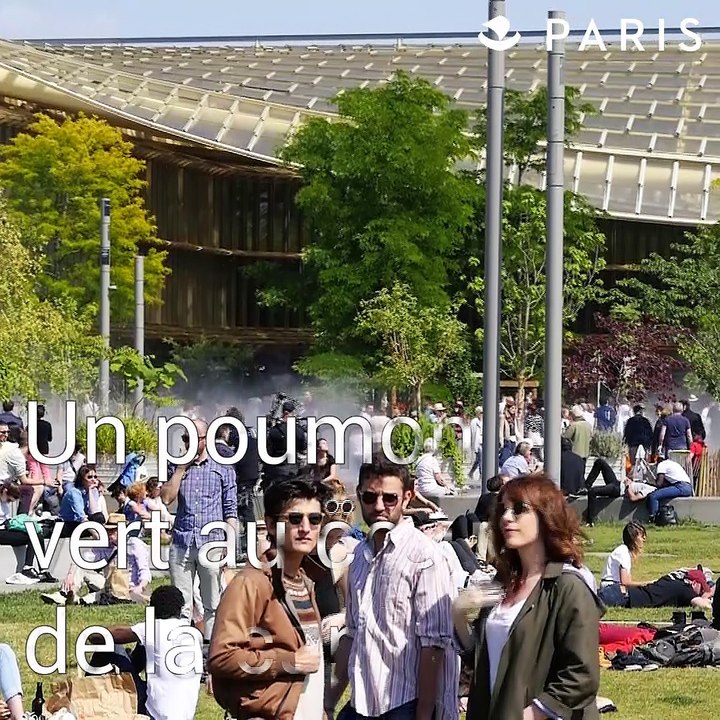 Le jardin Nelson Mandela, poumon vert des Halles