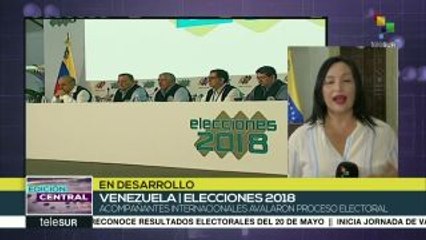 Acompañantes internacionales avalaron proceso electoral de Venezuela