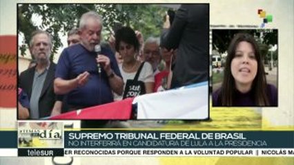 Brasil: Supremo Tribunal Federal no interferirá en candidatura de Lula