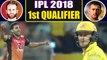 IPL 2018 : Shane Watson out for 'Duck', Bhuvneshwar Kumar strikes for SRH | वनइंडिया हिंदी