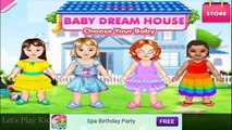 Juego para niños. Cuidados del bebe. Baby Dream House| Lets Play Kids