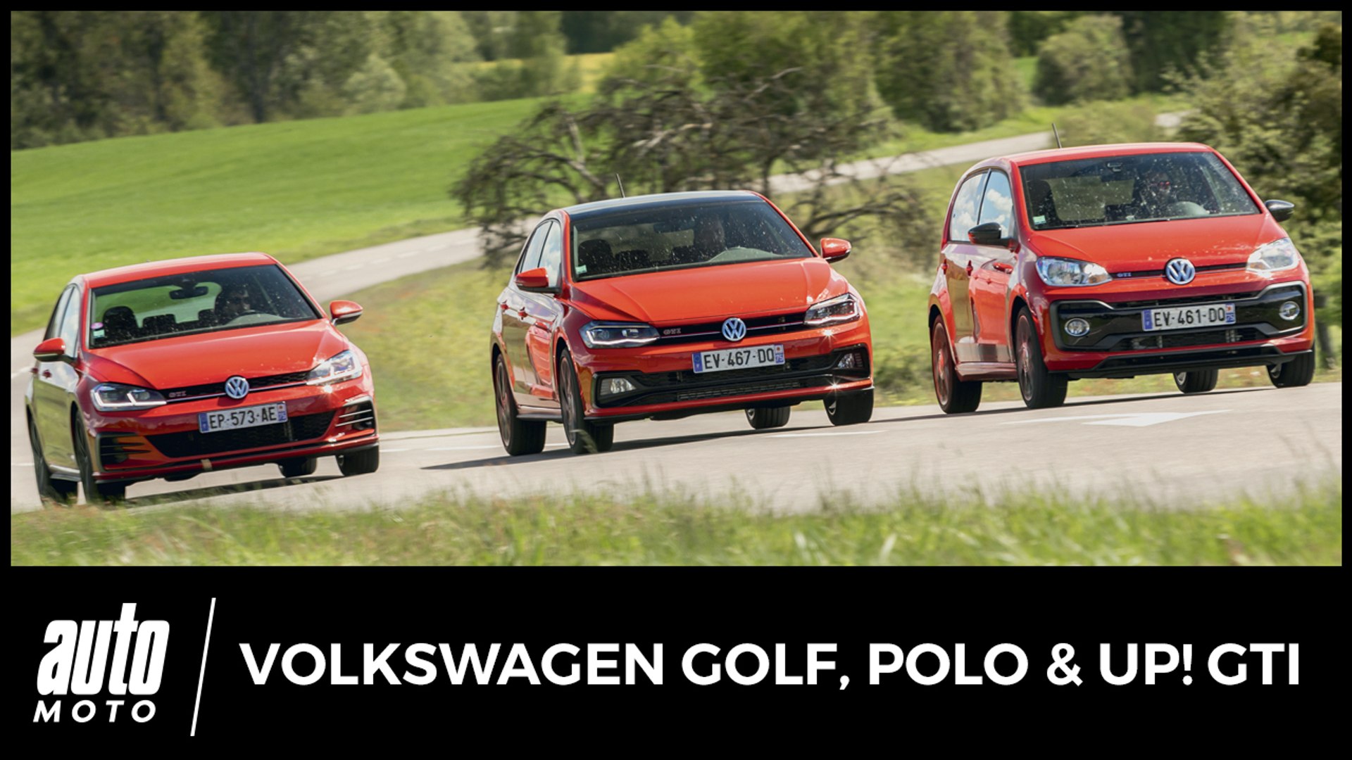 VW up! vs Polo vs Golf : bienvenue chez les G'TI - Vidéo Dailymotion
