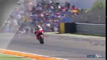 Marc Marquez au freinage slow motion