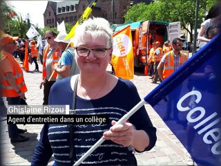 Manifestation Fonctionnaires Metz - Ghislaine