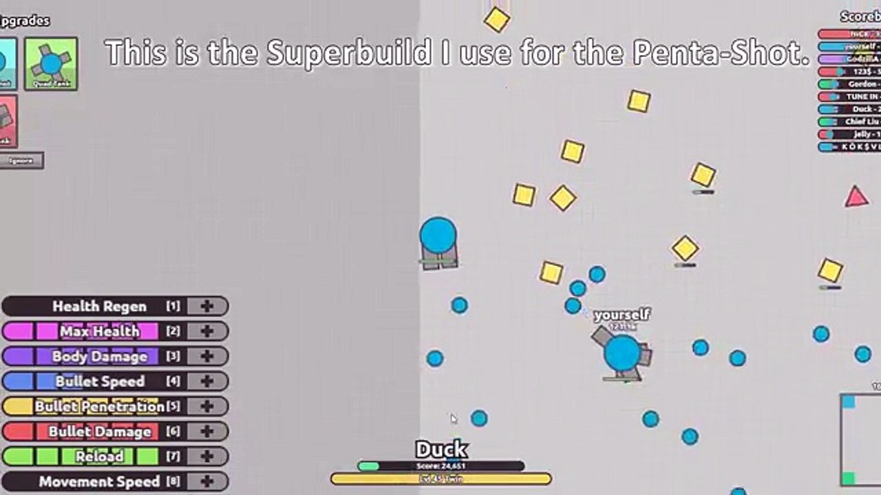 Diep.io - Penta Shot SUPERBUILD Part #3
