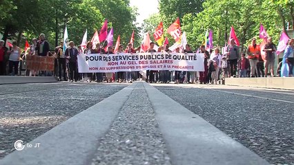 SOCIAL/ Forte mobilisation des fonctionnaires à Tours - 22/05/2018