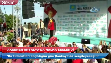 Meral Akşener Antalya mitinginde konuştu