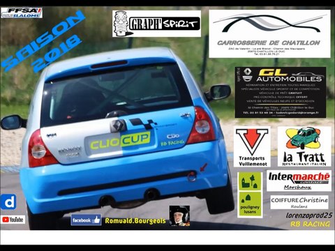 slalom de franche-comte 2018 in board clio CUP R.Bourgeois