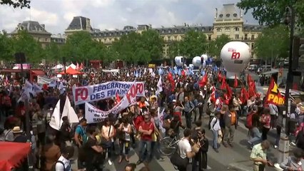 Tải video: Los sindicatos franceses en defensa de la función pública