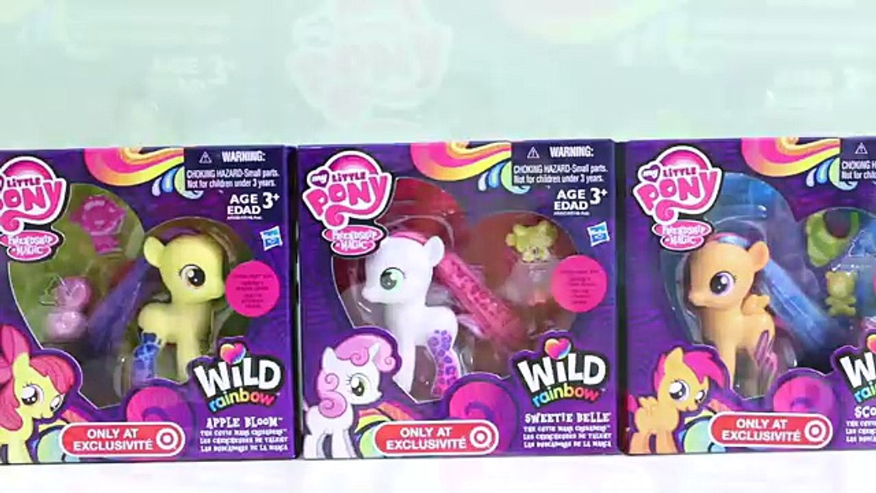 MLP Wild Rainbow Apple Bloom, Scootaloo & Sweetie Belle - My Little Pony