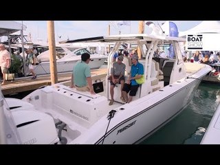 PURSUIT S 328 - Review - 4K Resolution - The Boat Show